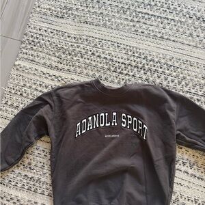 Adanola Cozy Brown Sweatshirt